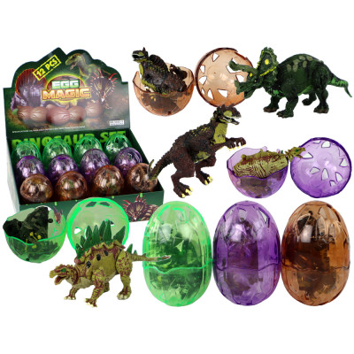 Figúrka Dinosaurus vo vajíčku, 3 farby - 9 cm