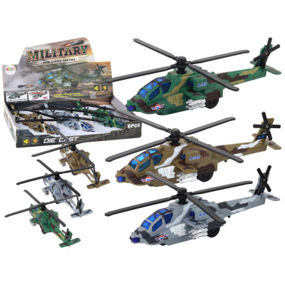Modely vojenských vrtuľníkov na trecí pohon