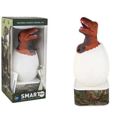 Detská USB lampa – Dinosaurus T-Rex červený