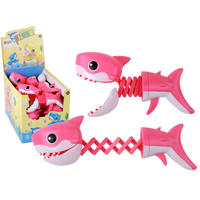 Detská pištoľ - vystreľovací žralok ružový