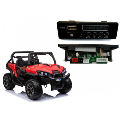 Hudobný panel pre elektrické autíčko s batériou WXE8988 BBH3688 XMX603