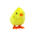 Skákacie naťahovacie kura - žlté