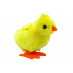 Skákacie naťahovacie kura - žlté