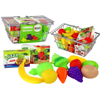 Detský nákupný košík s potravinami