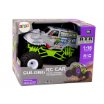 RC Auto Off-Road 1:16 - sivý dinosaurus