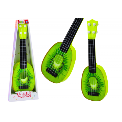 Ukulele pre deti, 4 strunové - kiwi zelené 15"