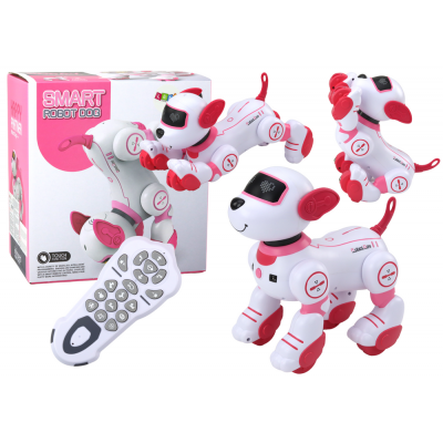 RC robotický pes – ružový