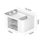 Organizér so zásuvkami - biely