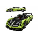 Stavebnica RC Auto Pagani Huyara BC Rastar 1:8 zelená - 2896 kusov