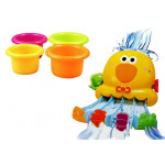 Hračka do kúpeľa – Chobotnica a farebné poháre