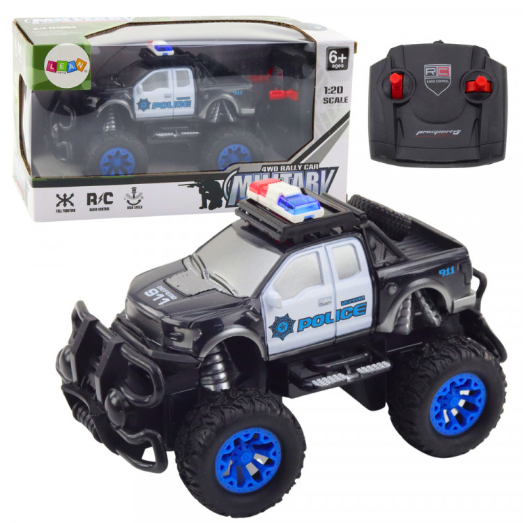 RC Policajné auto na diaľkové ovládanie 1:20