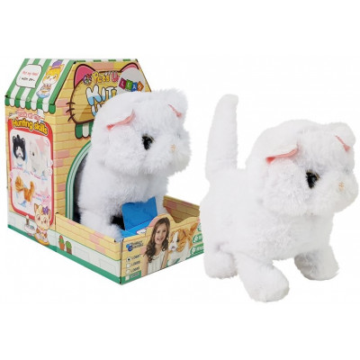 Interaktívne zvieratko - Biela Perzská mačka