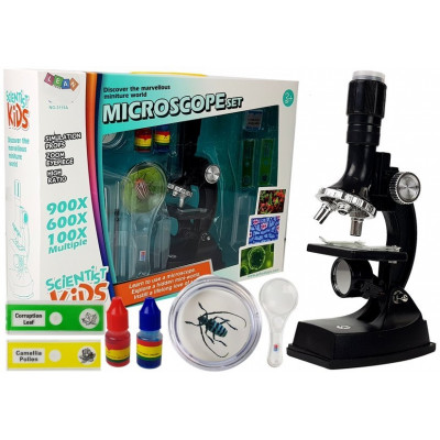 Detský vzdelávací mikroskop 900x 600x 100x