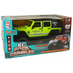 Terénne auto Rock Crawler na diaľkové ovládanie 4x4 2,4GH 1:8 zelené RTR