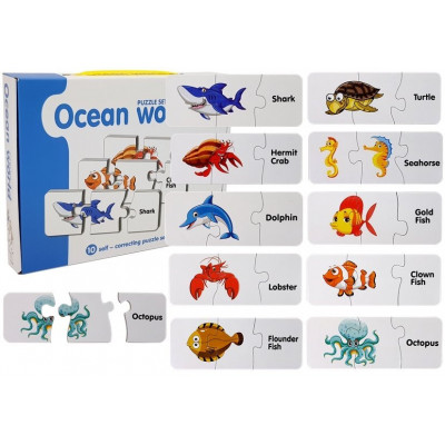 Edukačné puzzle Svet oceánov