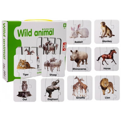 Vzdelávacia hra zvieratká - Puzzle