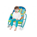Detská hojdacia stolička 2 v 1 Modrá
