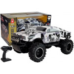 Terénne auto na diaľkové ovládanie 2,4GHz 1:10 4x4 bielo-čierna kamufláž  RTR