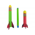 Penové rakety s pumpovým odpaľovačom