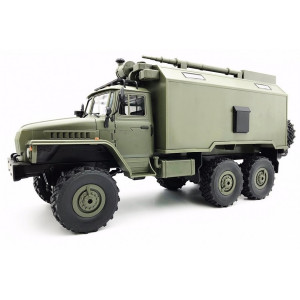 Vojenský kamión WPL B-36 (1:16, 6WD, 2,4G, LiPo, pracovný čas 40 min.) - Zelená