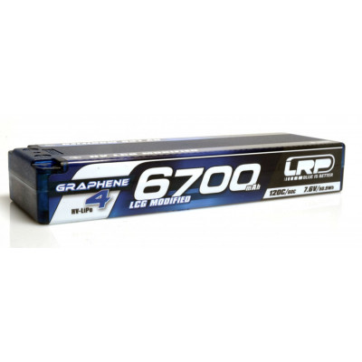 Batéria 6700mAh 7,6V (2S) 120C / 60C HardCase LRP GRAFÉN