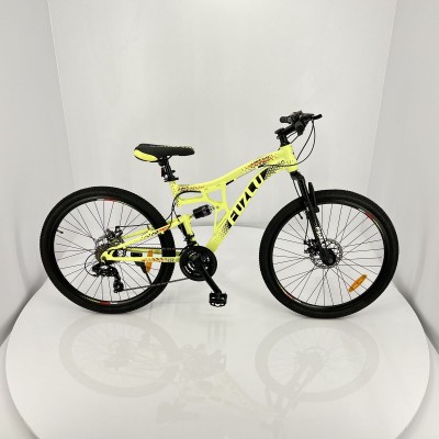 Horský Bicykel 26 Fuzlu Perfect Power 2D Shimano Hliníkový ST-EF Žltý 