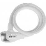 Zámok na bicykel – Špirálový TonyOn TY560 10x1200mm Biely