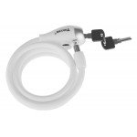 Zámok na bicykel – Špirálový TonyOn TY560 10x1200mm Biely