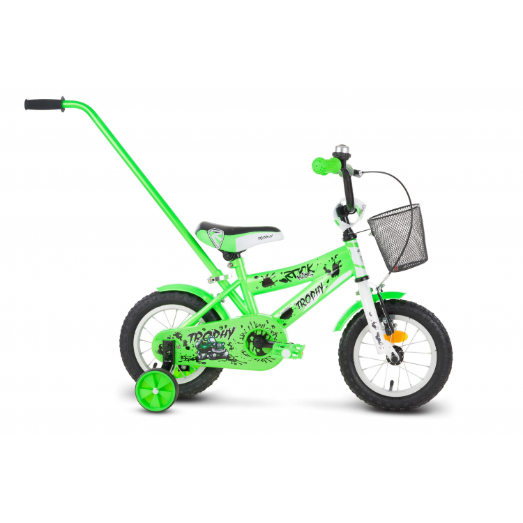 Detský bicykel 12 Rock Kids Trophy Zelený