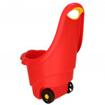 Detský plastový vozík - červený
