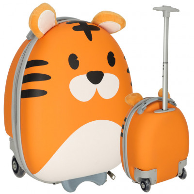 Detský cestovný kufrík na kolieskach – Tiger