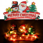 Vianočná závesná dekorácia LED 45cm – Merry Christmas