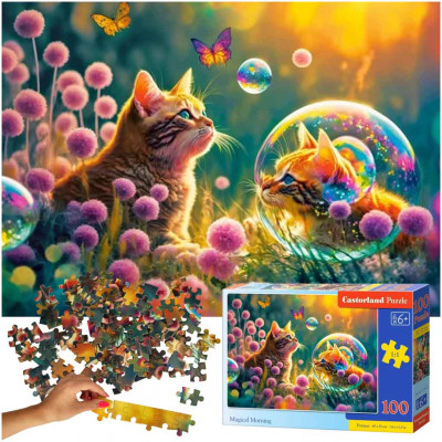 Puzzle 100 dielikov – Mačky