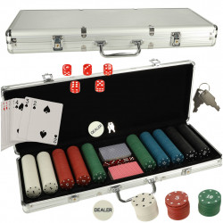 Pokerová súprava v kufríku 500 žetónov ...