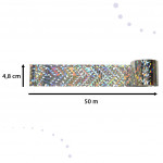 Reflexná páska na odpudzovanie vtákov 4,8 cm x 50 m 5 kusov