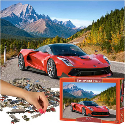 Puzzle 500 dielikov – červené auto