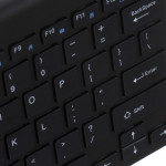 Bezdrôtová klávesnica Smart TV čierna