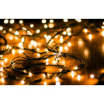 Vianočné svetielka 100 LED, 10m – teplá biela