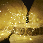 Vianočné svetielka 6m, 200 LED – teplá biela