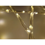 Vianočné svetielka reťaz 100 LED, 10m – teplá biela