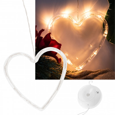 LED závesné svietidlá Vianočná dekorácia srdce