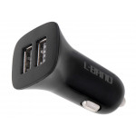 L-BRNO Duálna nabíjačka do auta USB + Lightning