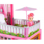 Plastový domček pre bábiky – s bábikou a nábytkom