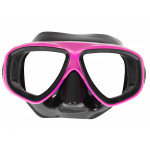 Potápačské okuliare čierno-ružové