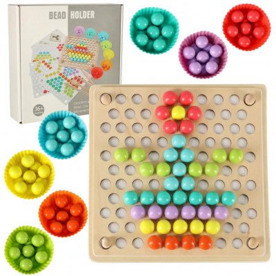 Vzdelávacia hra – triedenie farebných guličiek