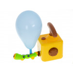 Autíčko na nafukovacie balóniky – žlté