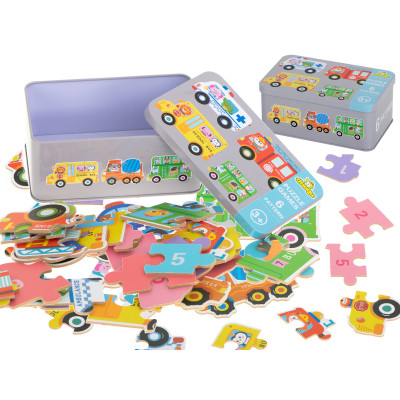 Detské puzzle Autá – 30 dielikov