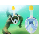Potápačská maska na šnorchlovanie L/XL - modrá