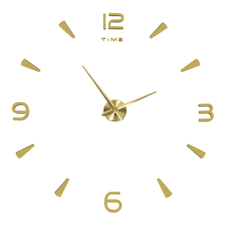 Nástenné hodiny veľké 80-120cm - zlaté