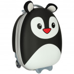 Detský cestovný kufrík na kolieskach – Tučniak